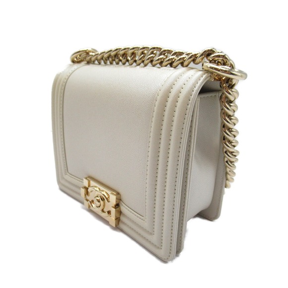 Chanel Shoulder Chain Leather Bag Series White - Picture 1 of 10